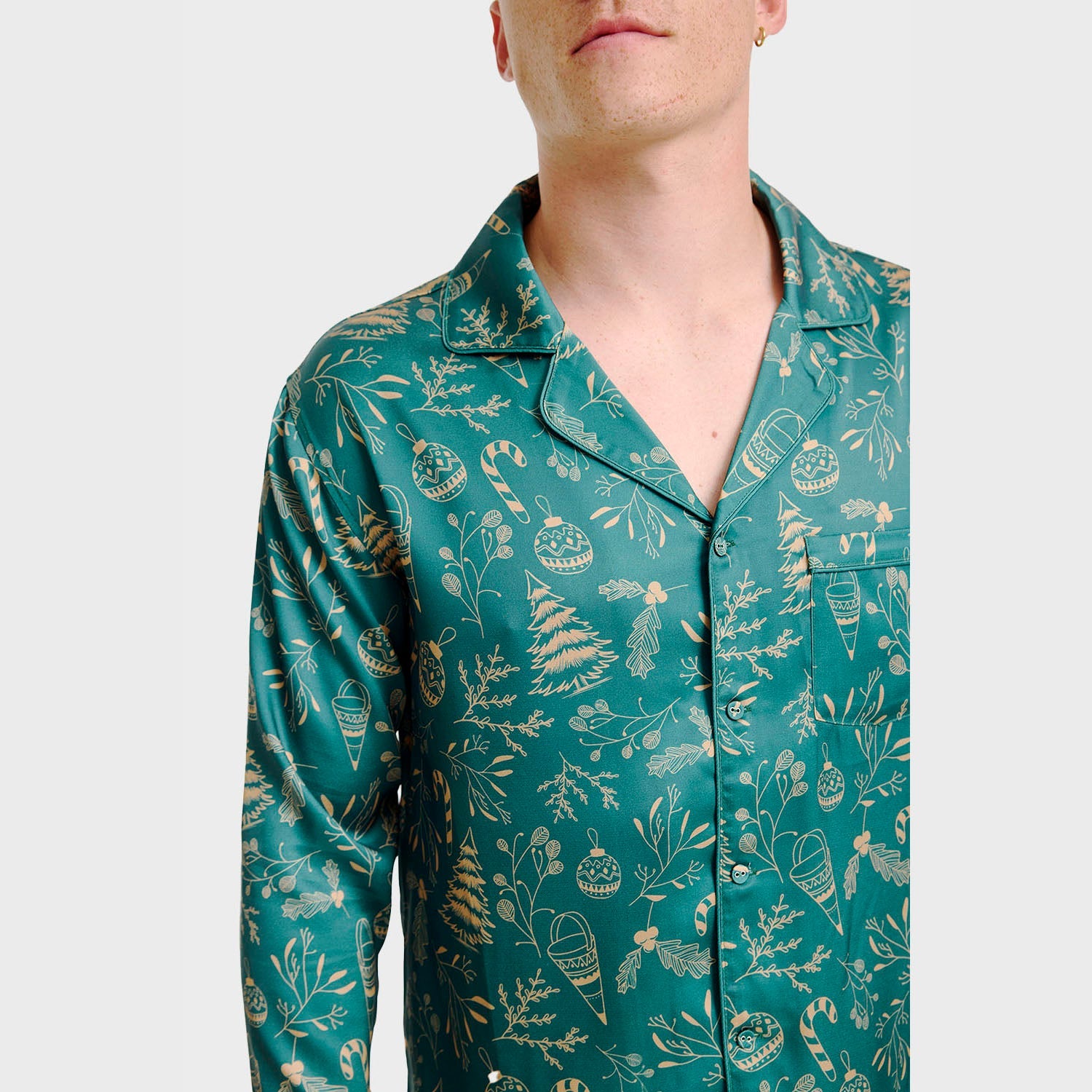 Die Begabte Satin-Pyjama - Herren